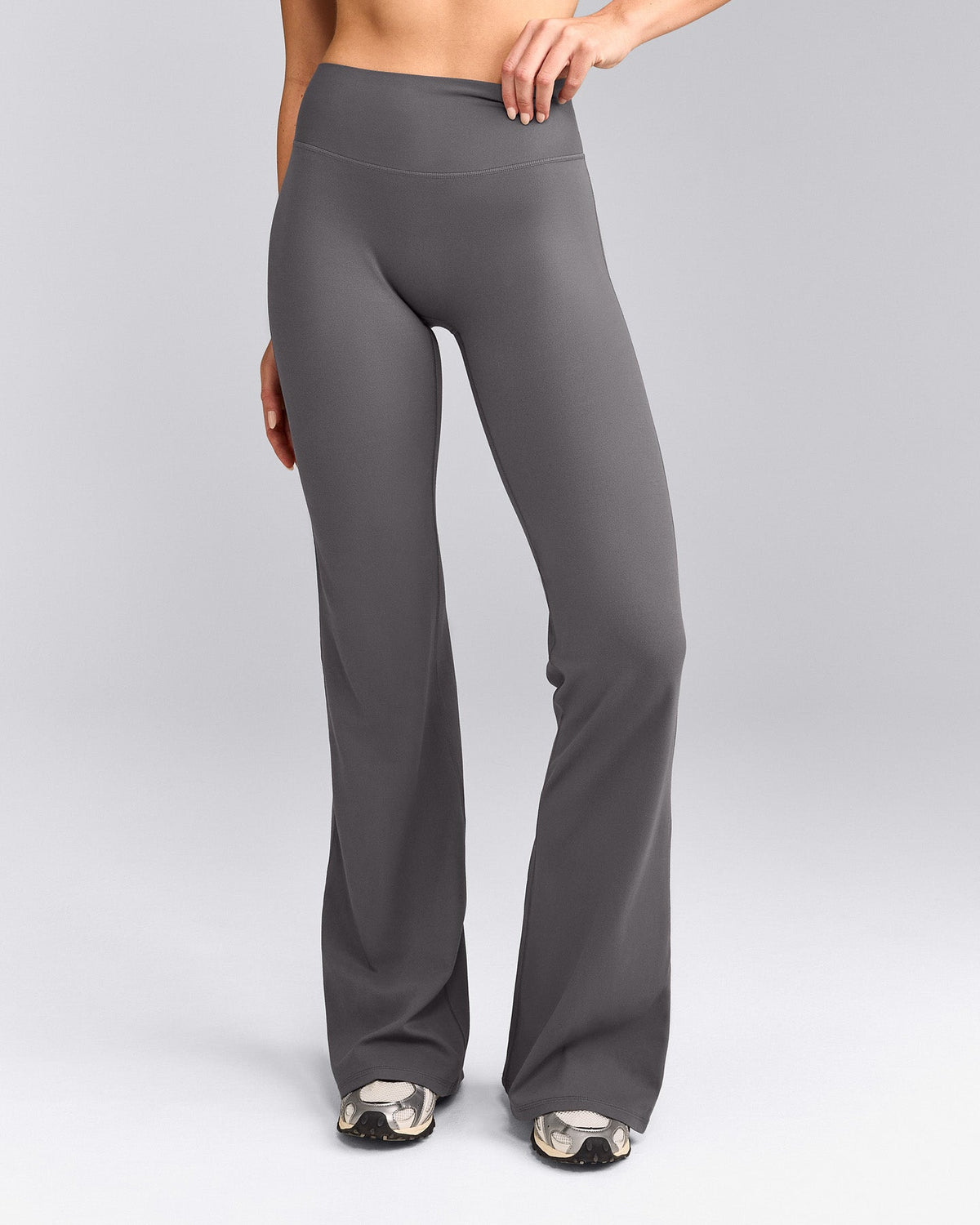SoftMotion™ Flared Pants | Ash Gray