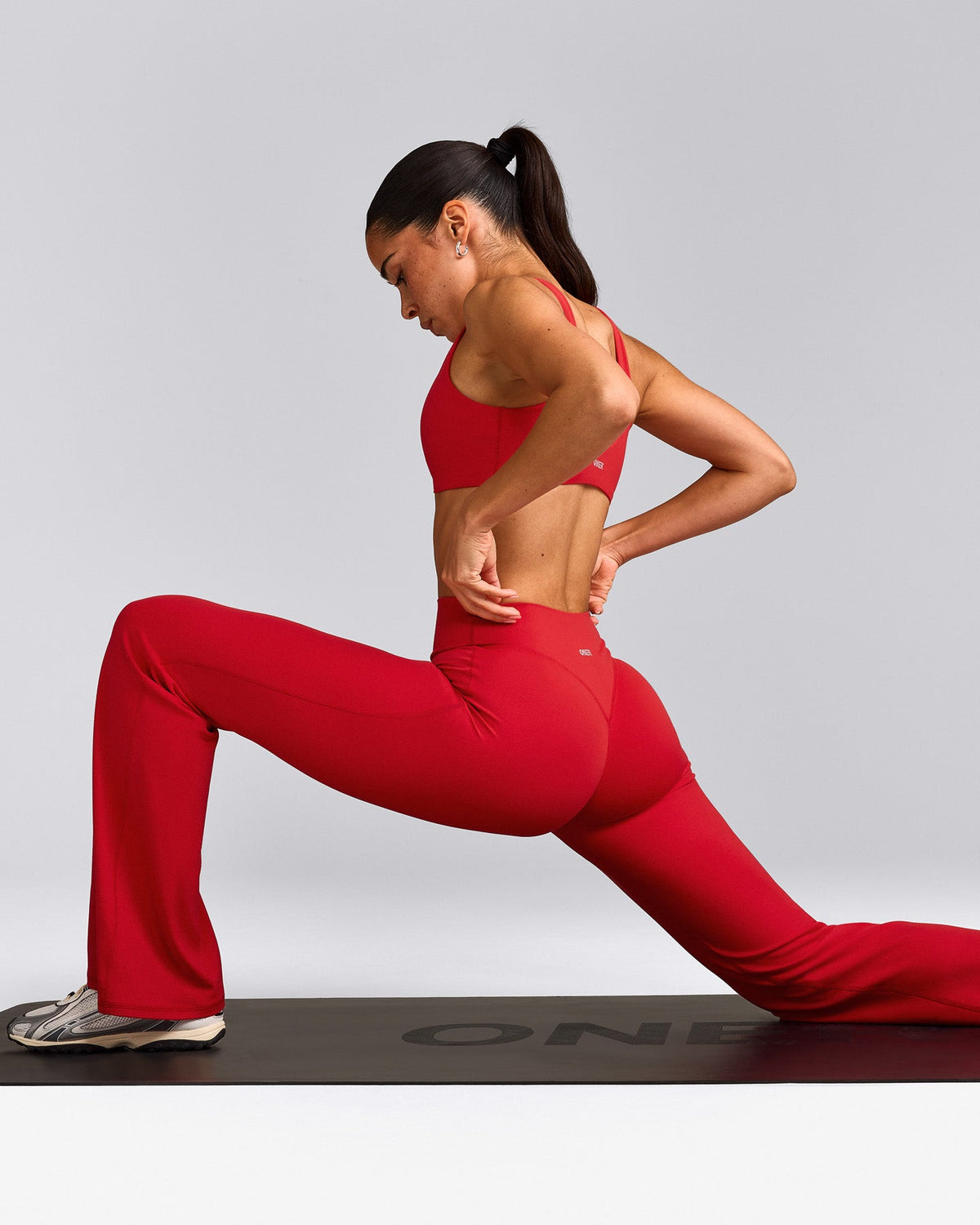 SoftMotion™ Flared Pants | Fiery Red