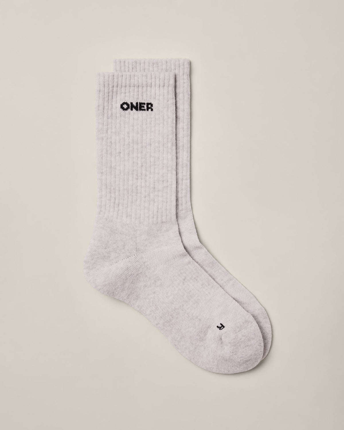 Oner Long Crew Socks 1 Pack | Gray Marl