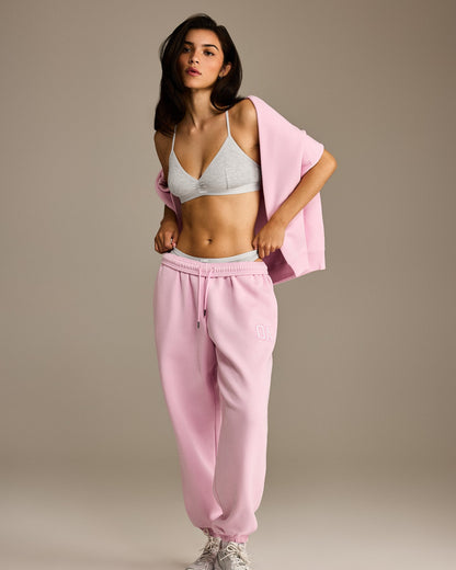 Foundations Oversized Oner Girlfriend Sweatpants | Chalk Pink