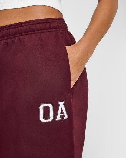 Foundations Oversized Oner Girlfriend Straight Leg Sweatpants | Rosewood