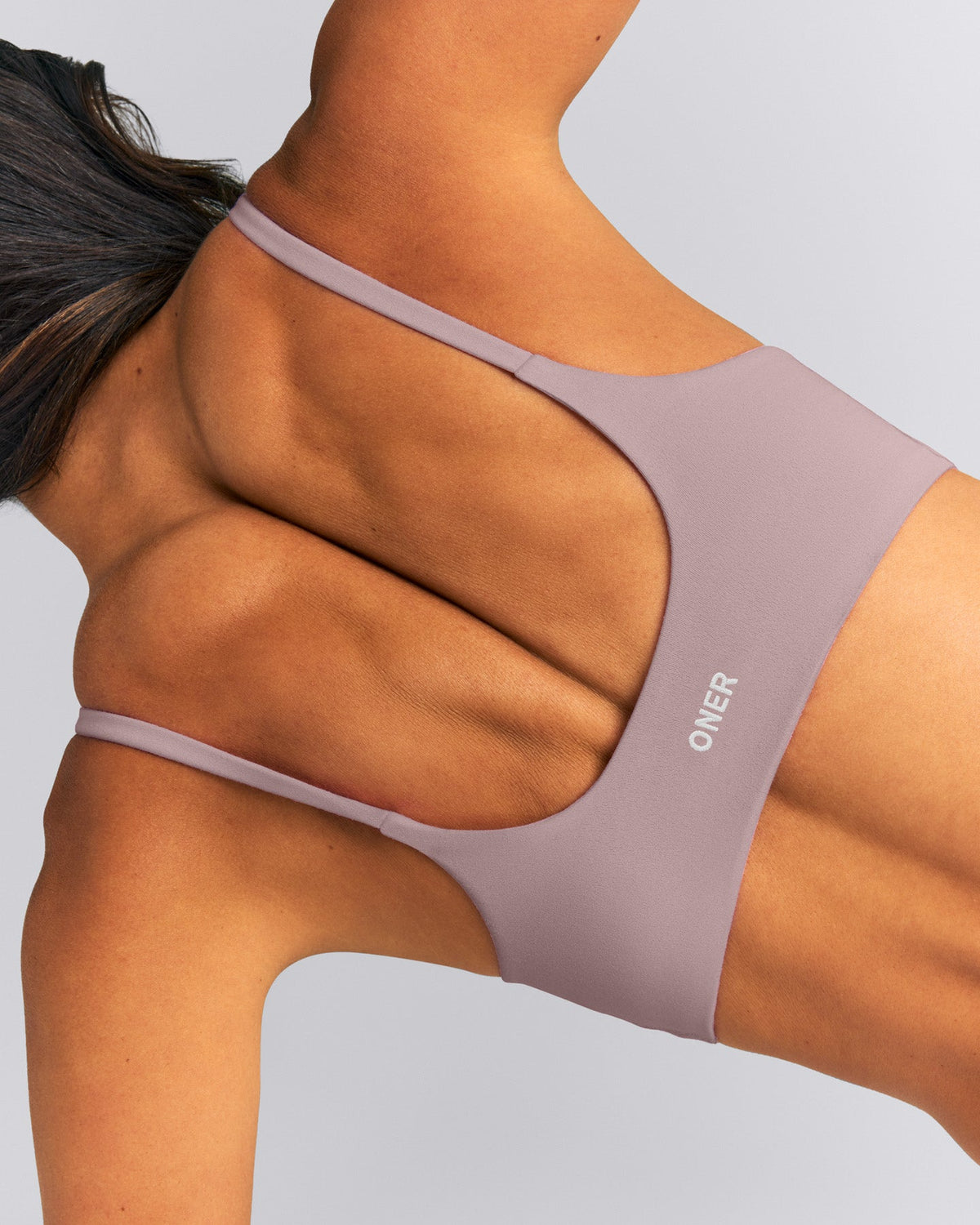 SoftMotion™ Strappy Sports Bra | Dusty Purple