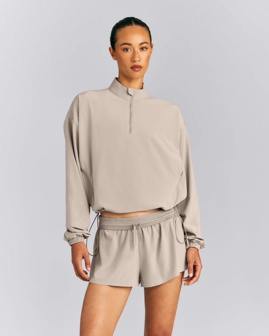 AirMove™ 1/2 Zip Jacket with Bonding | Warm Sand