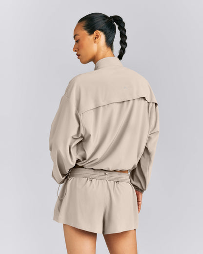 AirMove™ 1/2 Zip Jacket with Bonding | Warm Sand