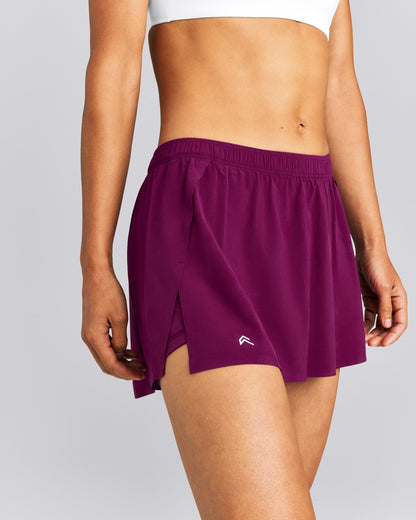 AirMove™ Skort with Pockets | Ripe Fig