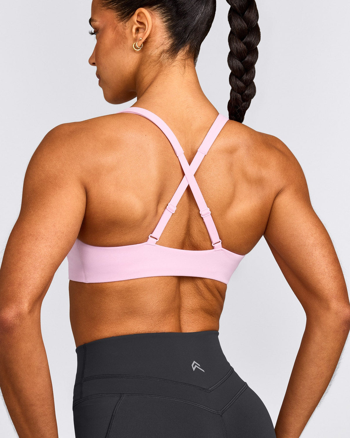 EasyLift™ Cross Back Sports Bra | Chalk Pink