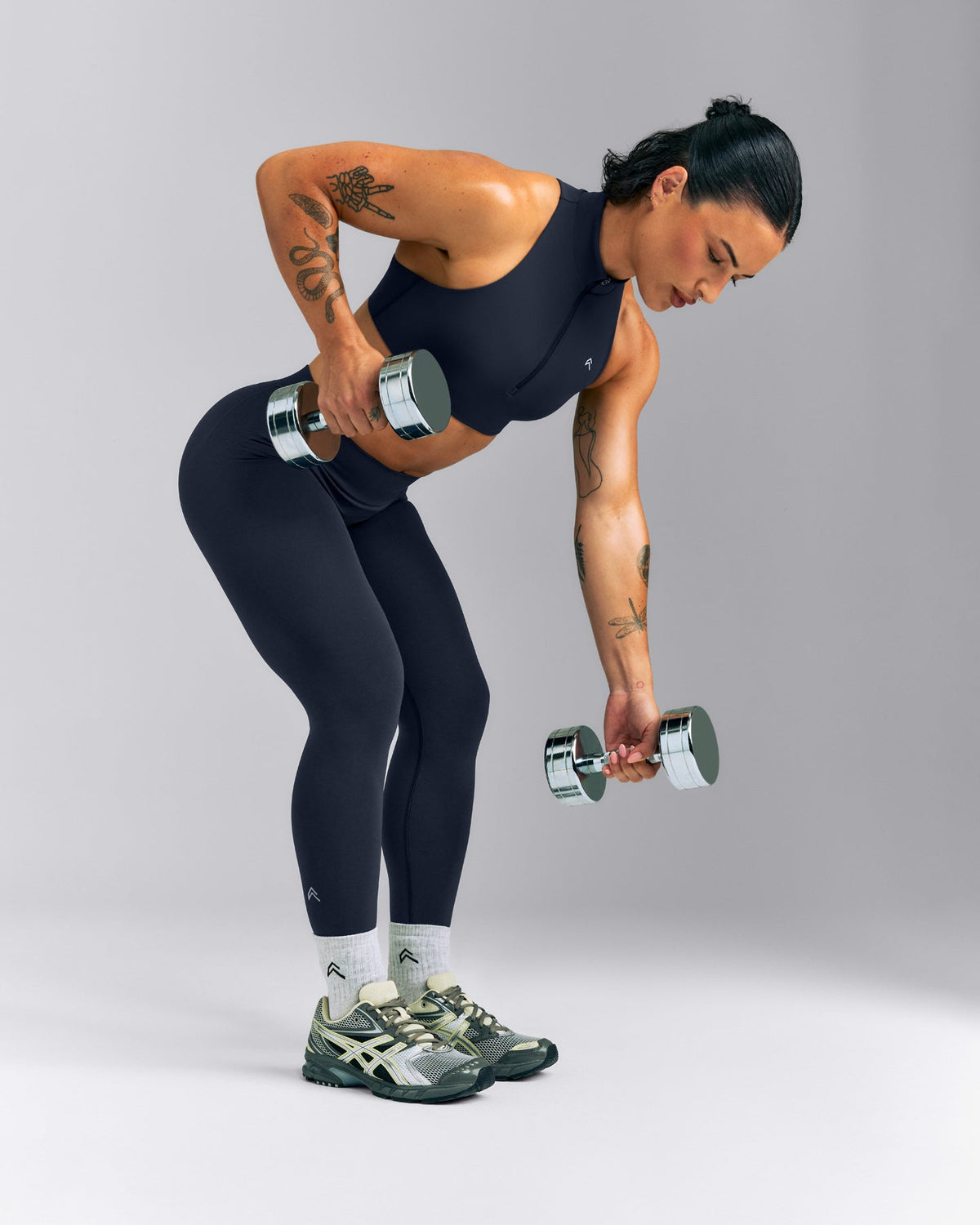 EasyLift™ Zip High Neck Sports Bra | True Blue