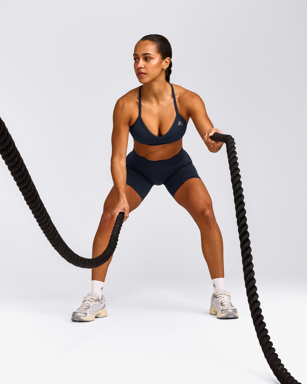 EnhanceLift™ Seamless Strappy Sports Bra | True Blue