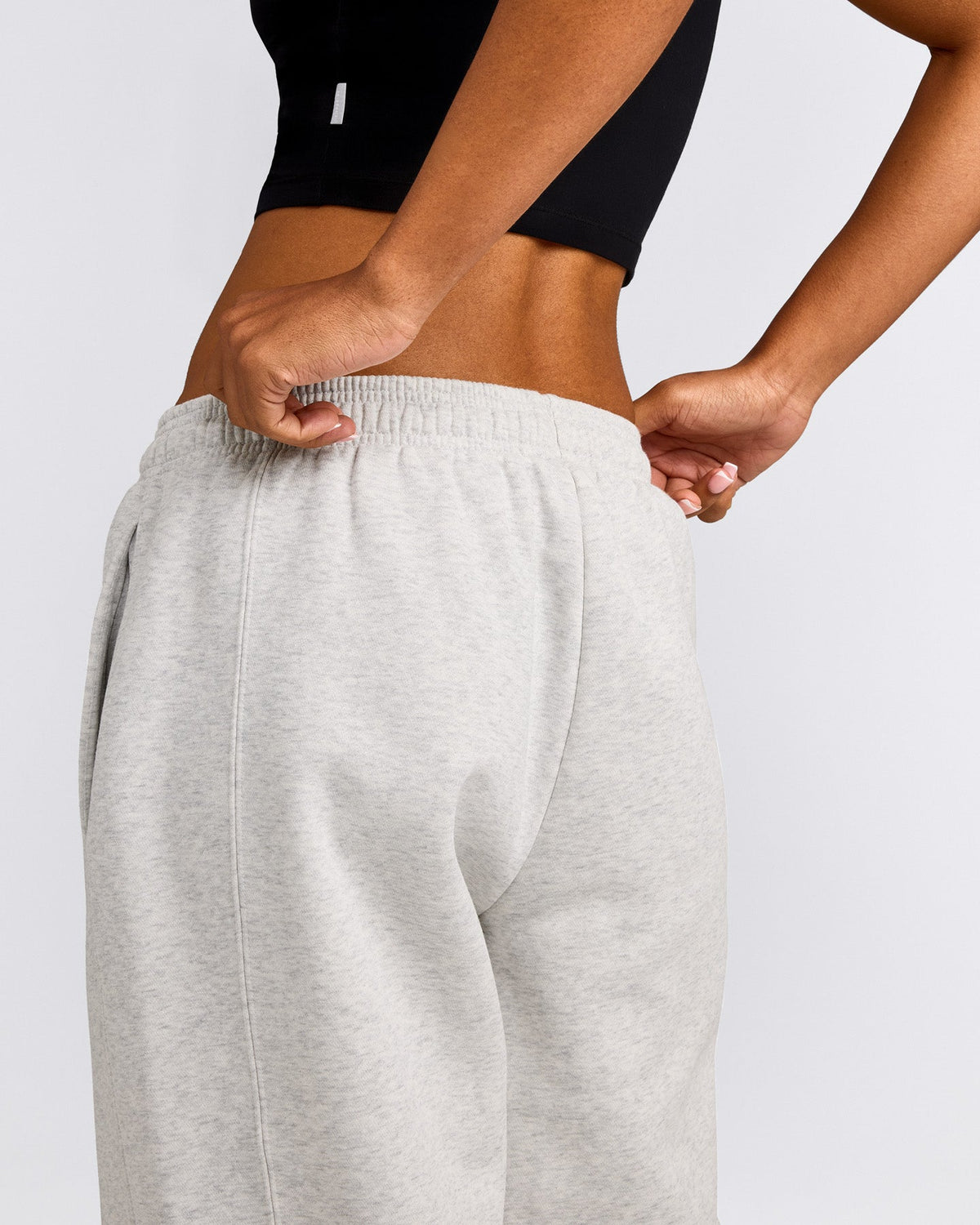 Foundations Cosy Sweatpants | Light Gray Marl
