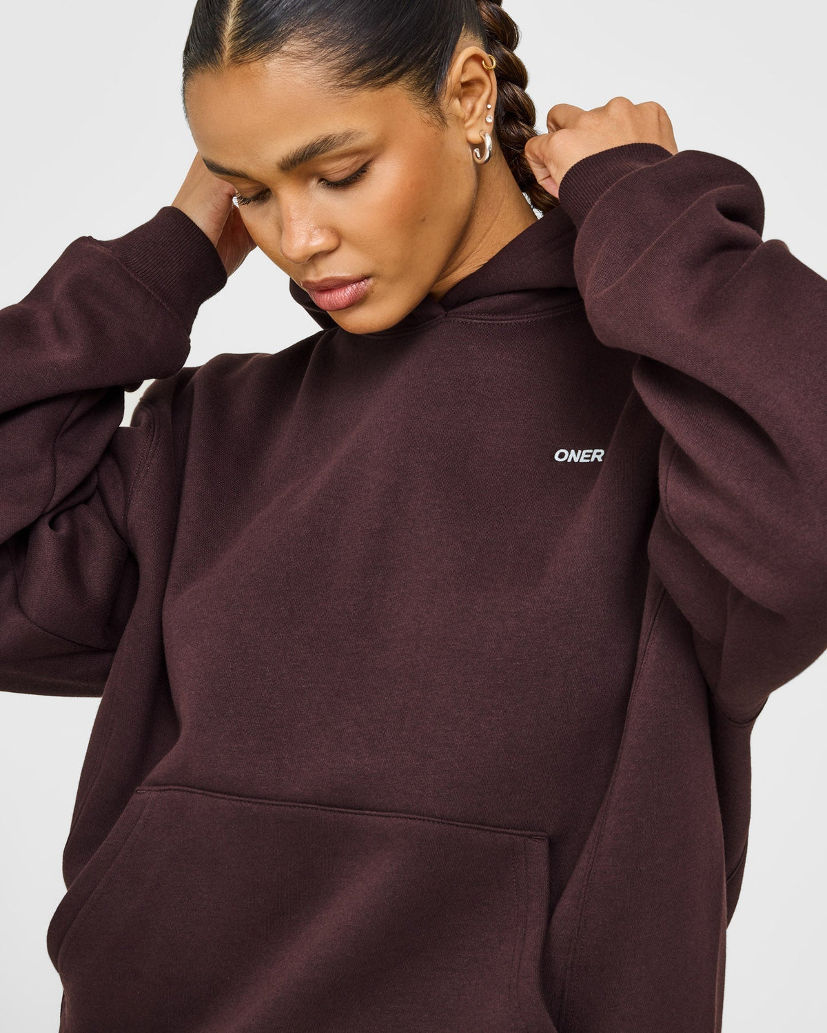 Foundations Hoodie | Plum Brown