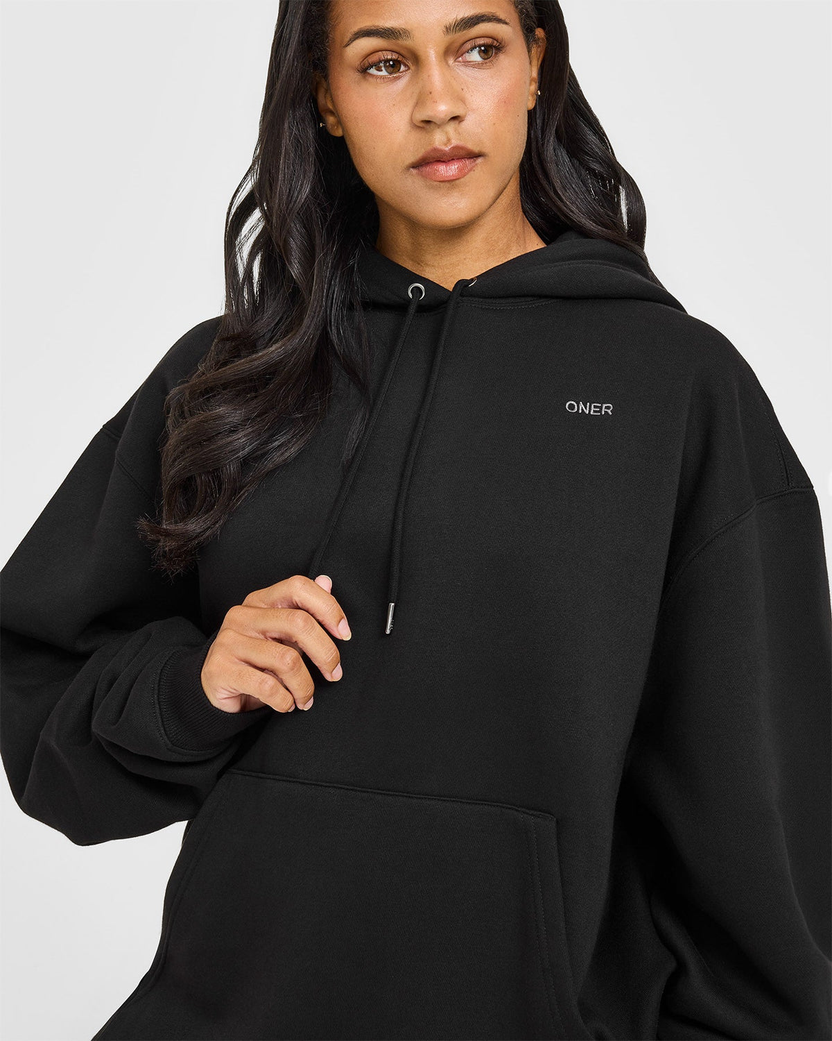 Foundations Oversized Hoodie | Black