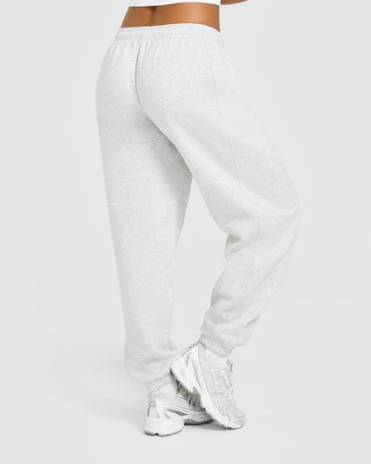 Foundations Oversized Sweatpants | Light Gray Marl