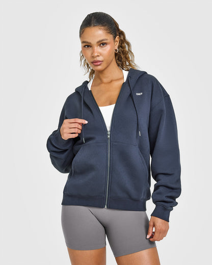 Foundations Zip Up Hoodie | True Blue