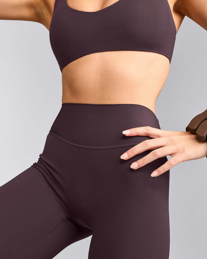 SoftMotion™ Flared Pants | Dark Umber Brown