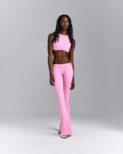 SoftMotion™ High Neck Sports Bra | Rose Pink