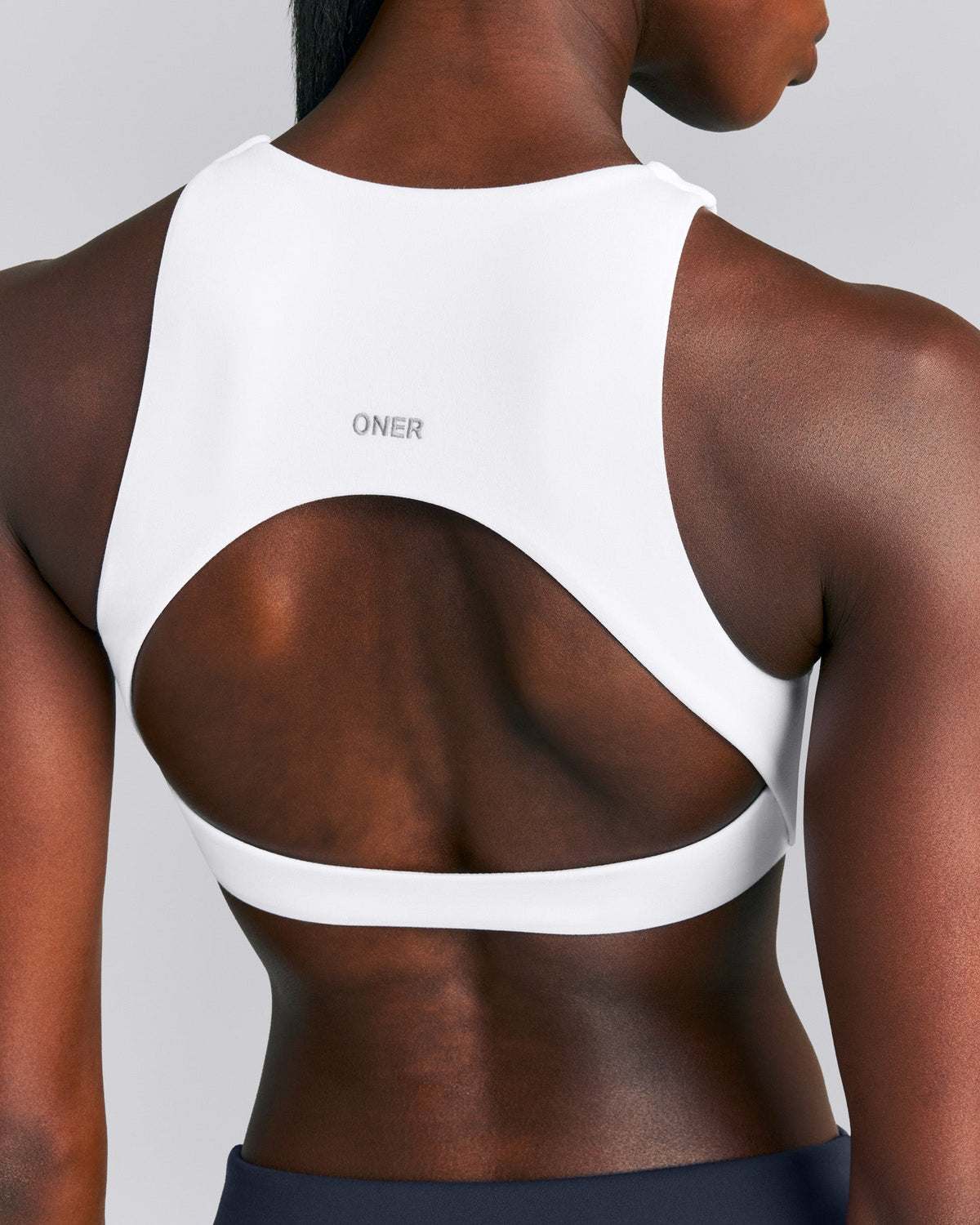 SoftMotion™ High Neck Sports Bra | White