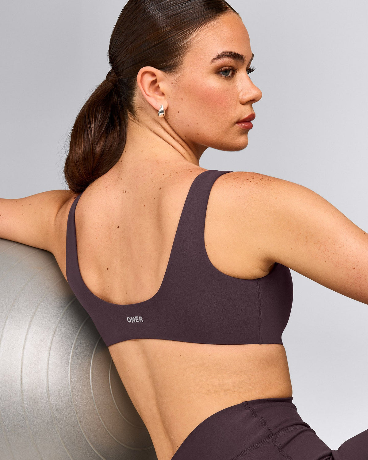 SoftMotion™ Scoop Back Bralette | Dark Umber Brown
