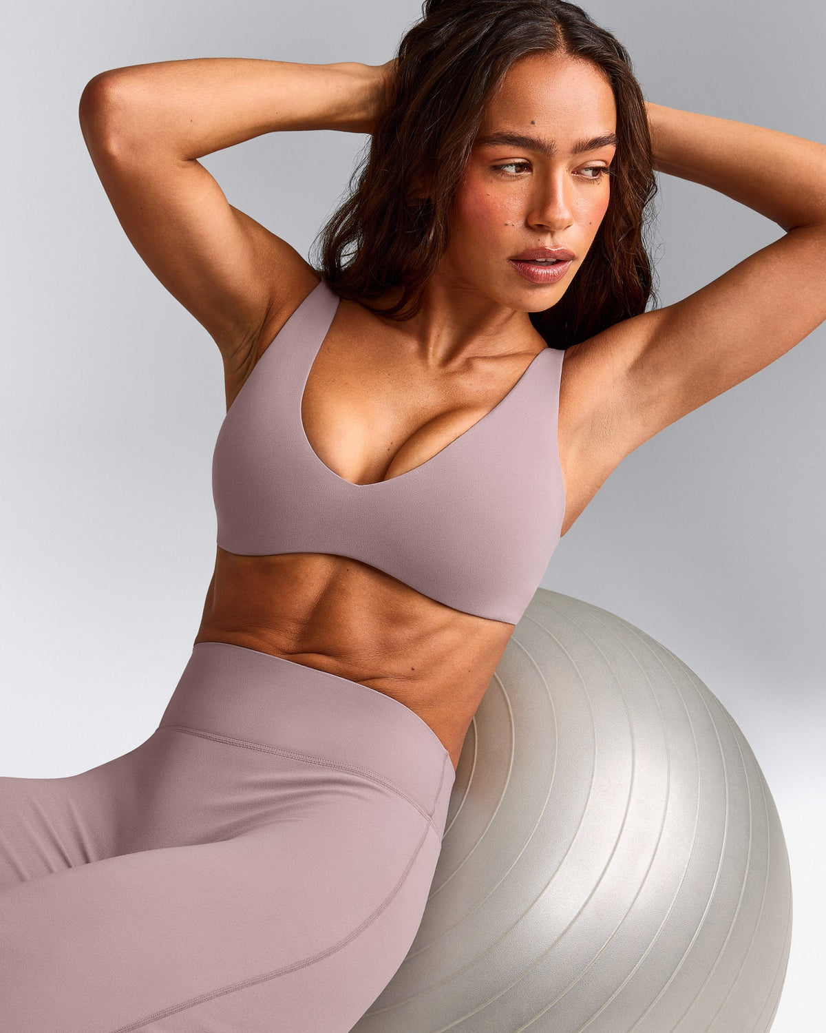 SoftMotion™ Scoop Back Bralette | Dusty Purple