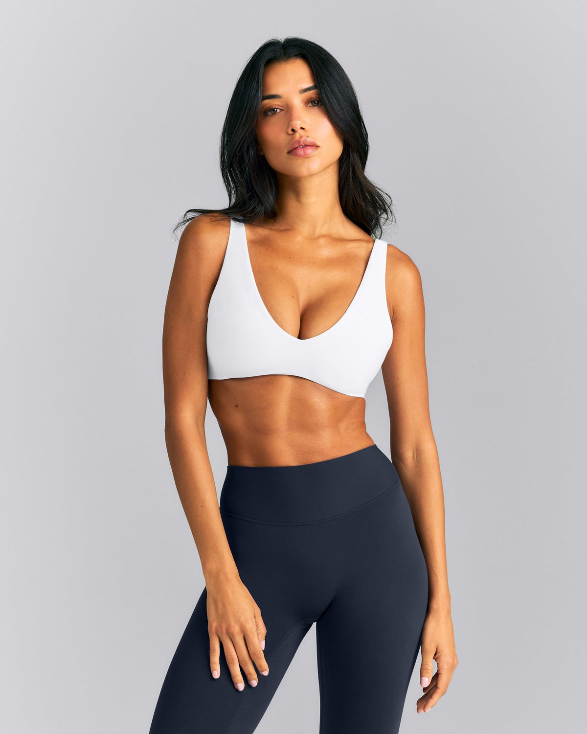 SoftMotion™ Scoop Back Bralette | White