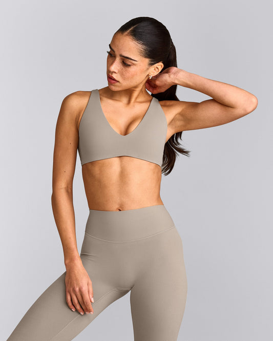 SoftMotion™ Scoop Back Bralette | Warm Sand