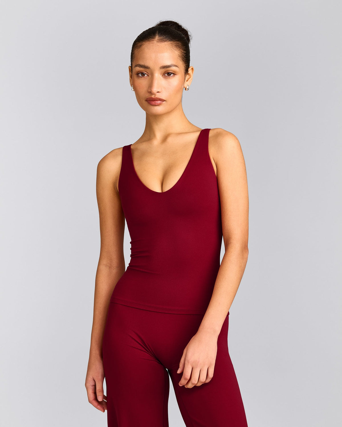 SoftMotion™ Scoop Neck Tank Top | Ruby Red