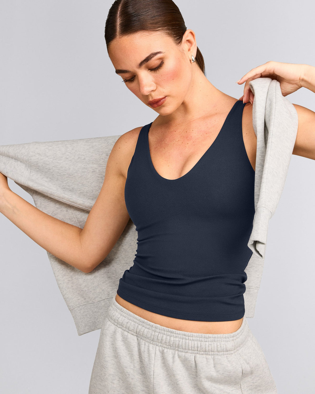 SoftMotion™ Scoop Neck Tank Top | True Blue