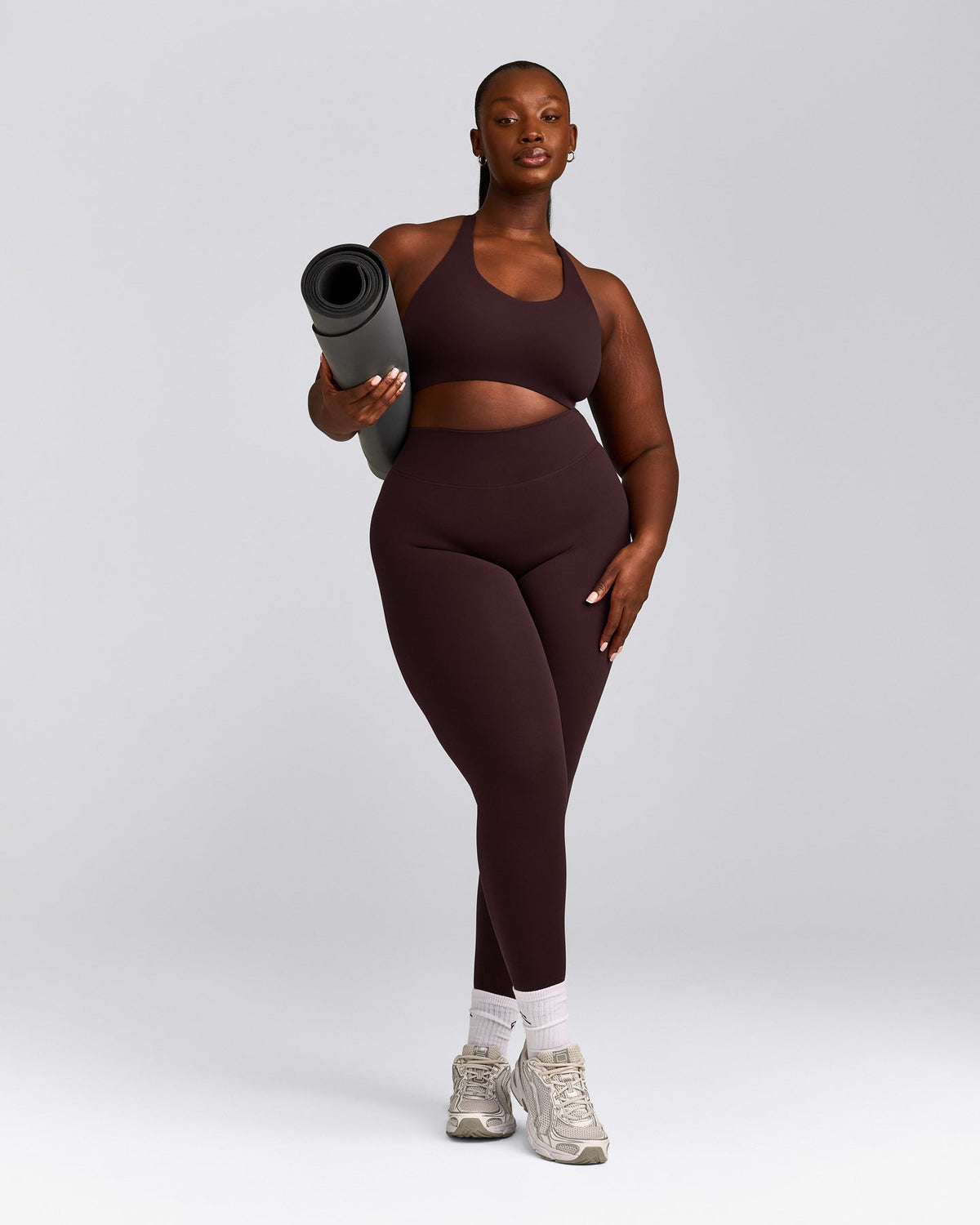SoftMotion™ Sports Bra | Plum Brown