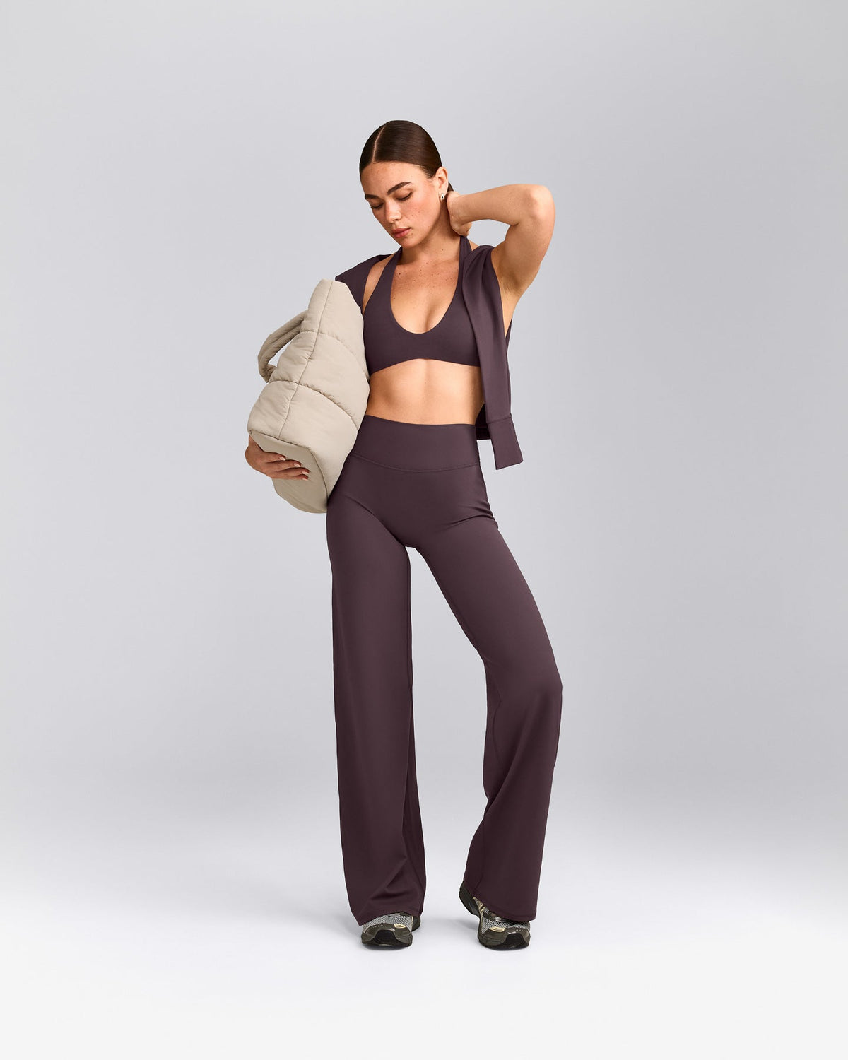 SoftMotion™ Straight Leg Pants | Dark Umber Brown