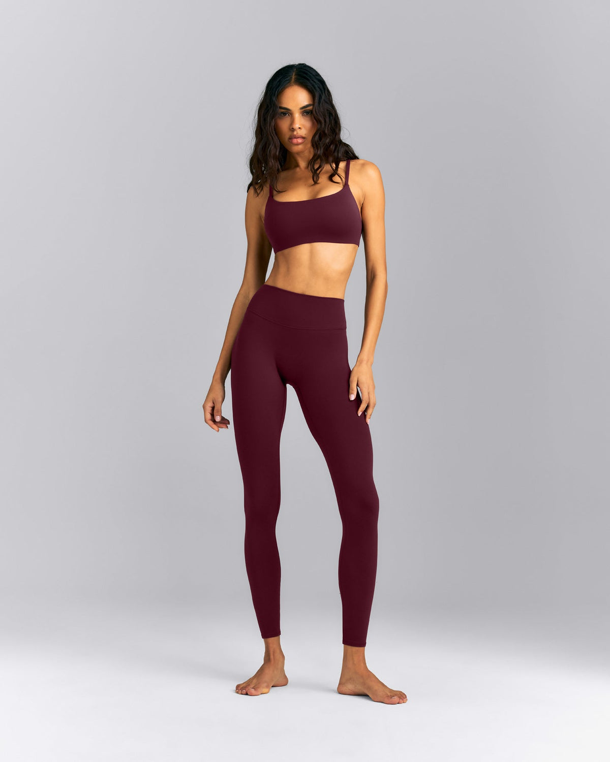 SoftMotion™ Strappy Sports Bra | Cherry Lacquer Purple