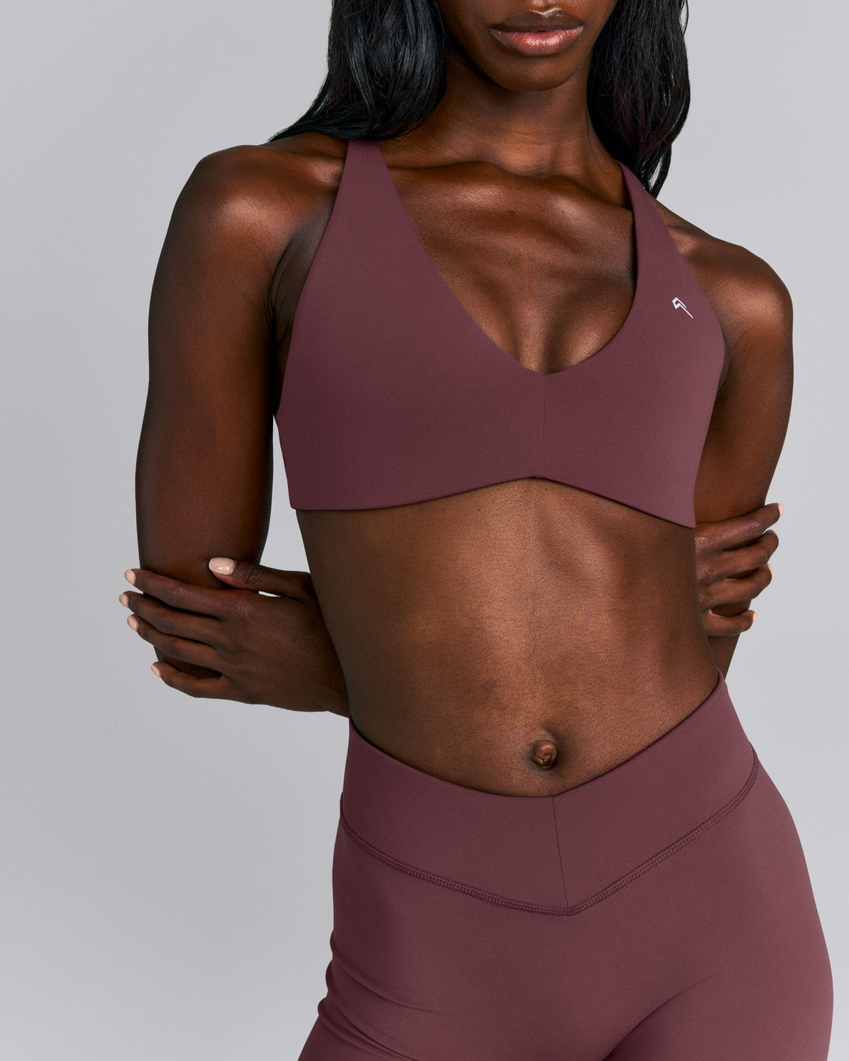 UnifiedMove™ Cross Back Sports Bra | Velvet Mocha