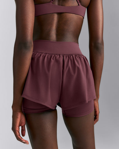 UnifiedMove™ Two In One Pocket Shorts | Velvet Mocha