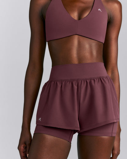 UnifiedMove™ Two In One Pocket Shorts | Velvet Mocha