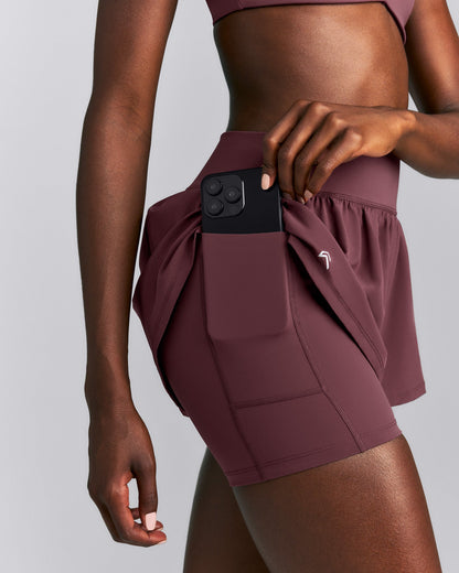 UnifiedMove™ Two In One Pocket Shorts | Velvet Mocha