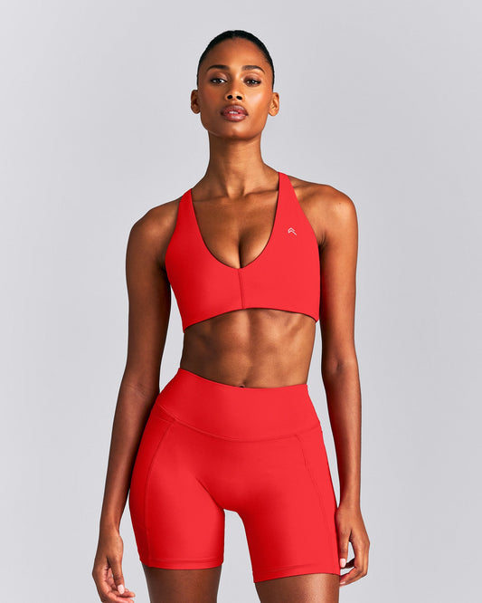 UnifiedMove™ Micro Bralette | Muscle Mommy Red
