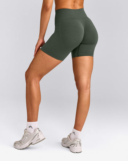 EffortlessLift™ Seamless Shorts | Dark Khaki