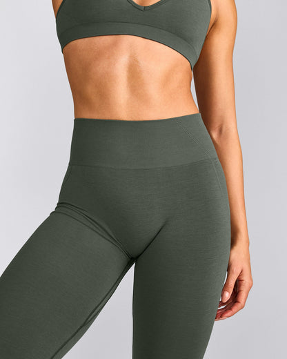 EffortlessLift™ Seamless Leggings | Dark Khaki