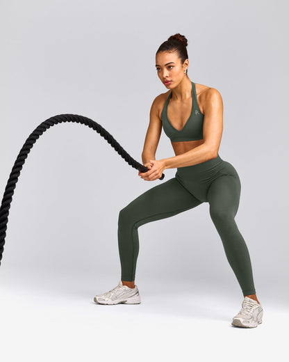 EffortlessLift™ Seamless Leggings | Dark Khaki