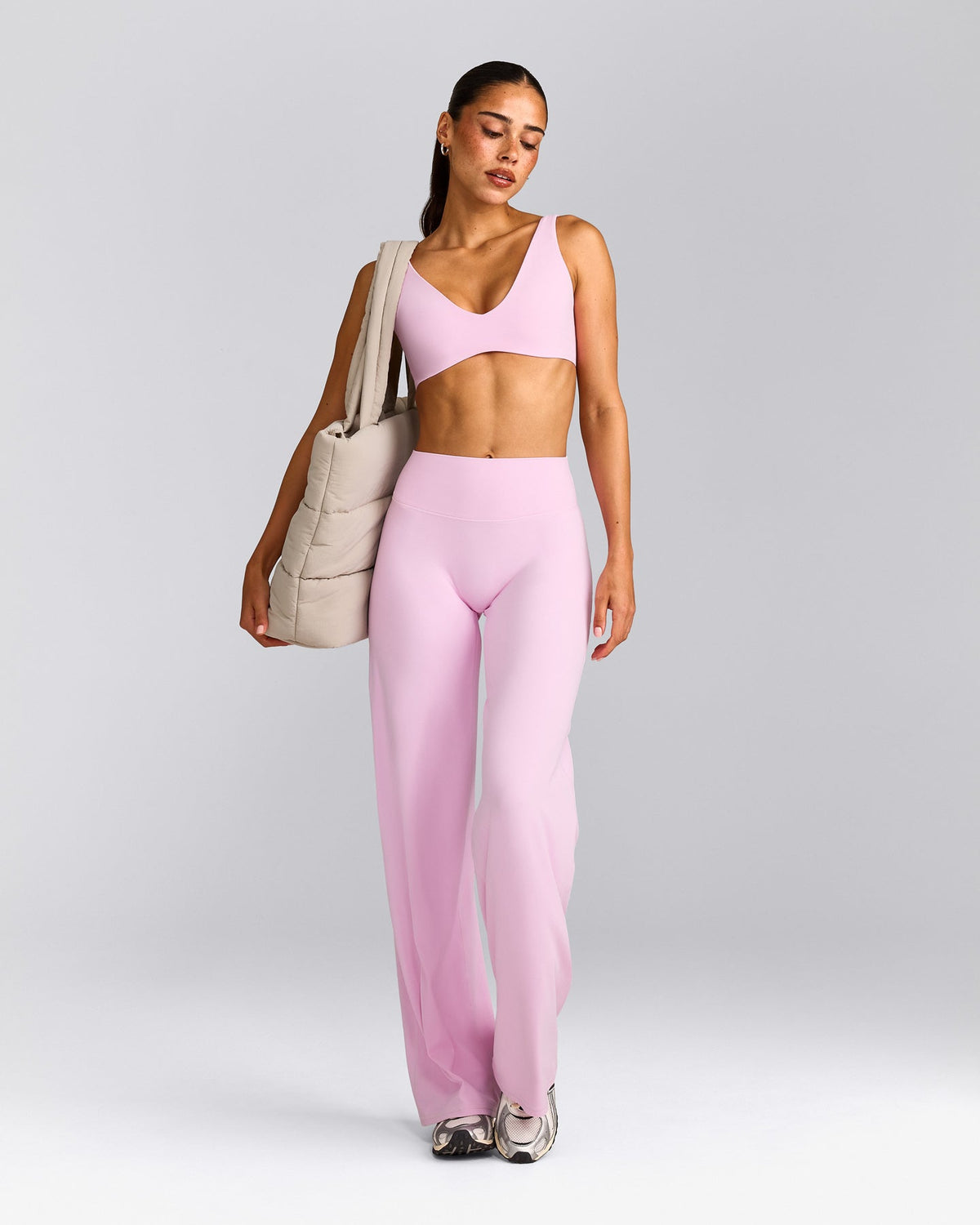 SoftMotion™ Straight Leg Pants | Chalk Pink