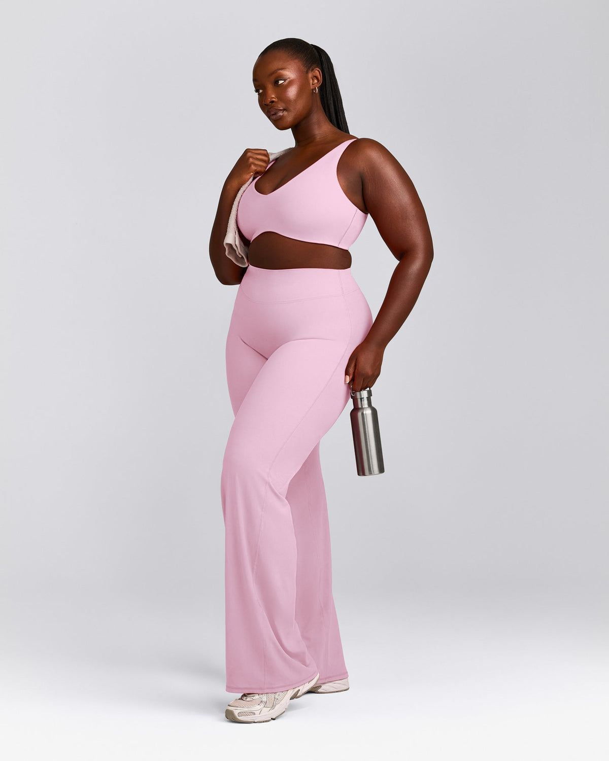 SoftMotion™ Scoop Back Bralette | Chalk Pink