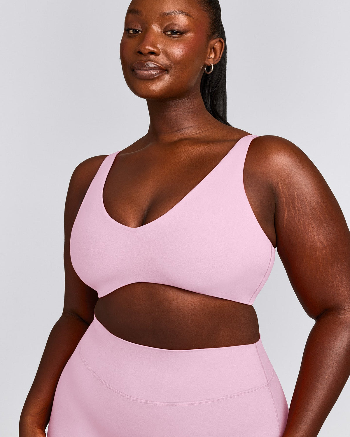 SoftMotion™ Scoop Back Bralette | Chalk Pink