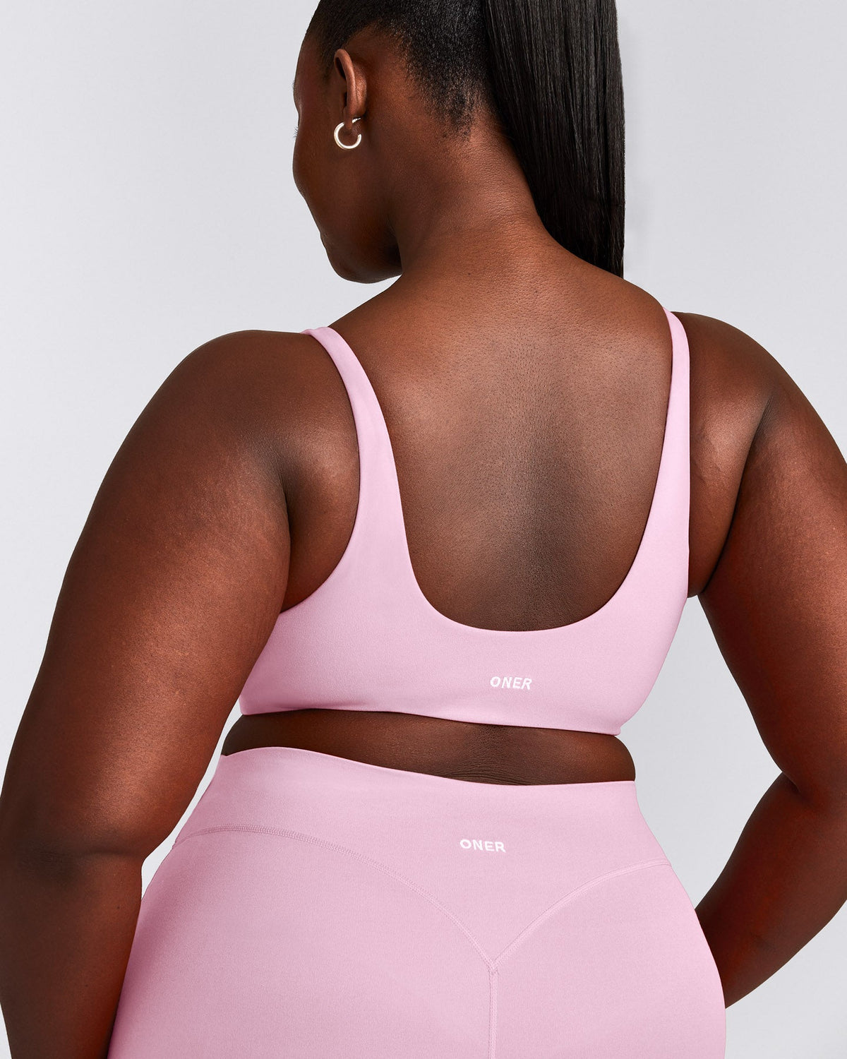 SoftMotion™ Scoop Back Bralette | Chalk Pink