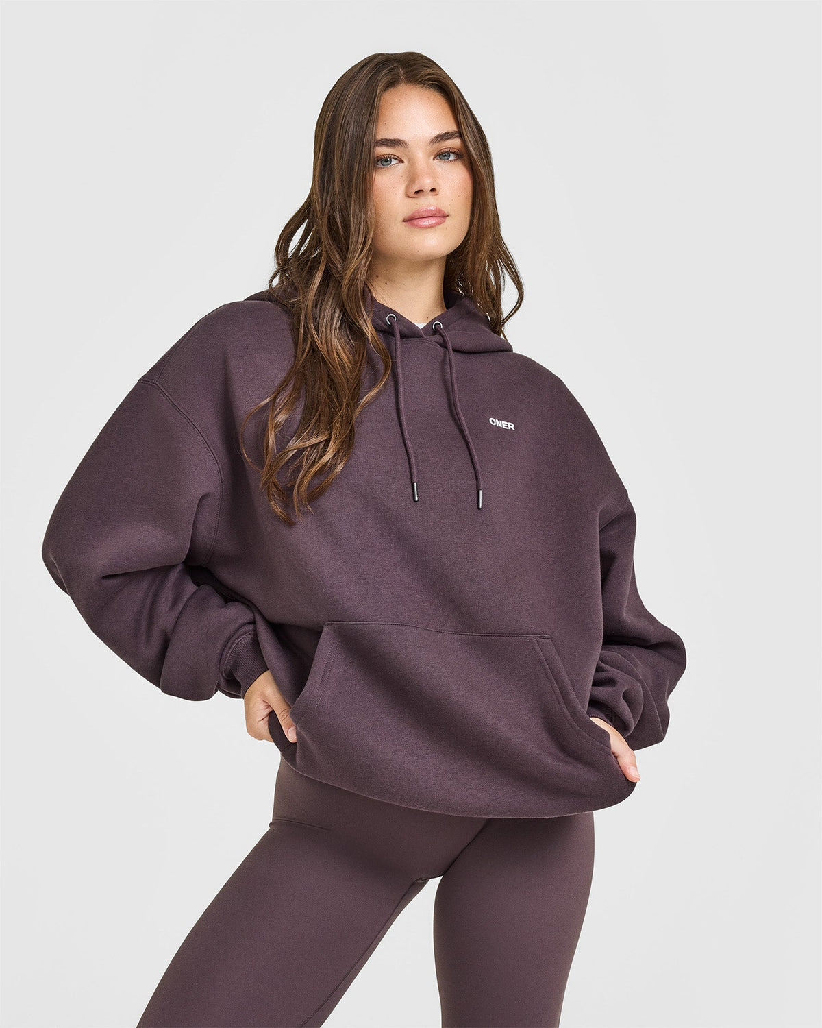Foundations Oversized Hoodie | Umber Brown