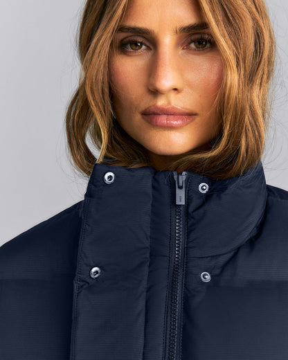 Oversized Puffer Jacket | Deep Navy
