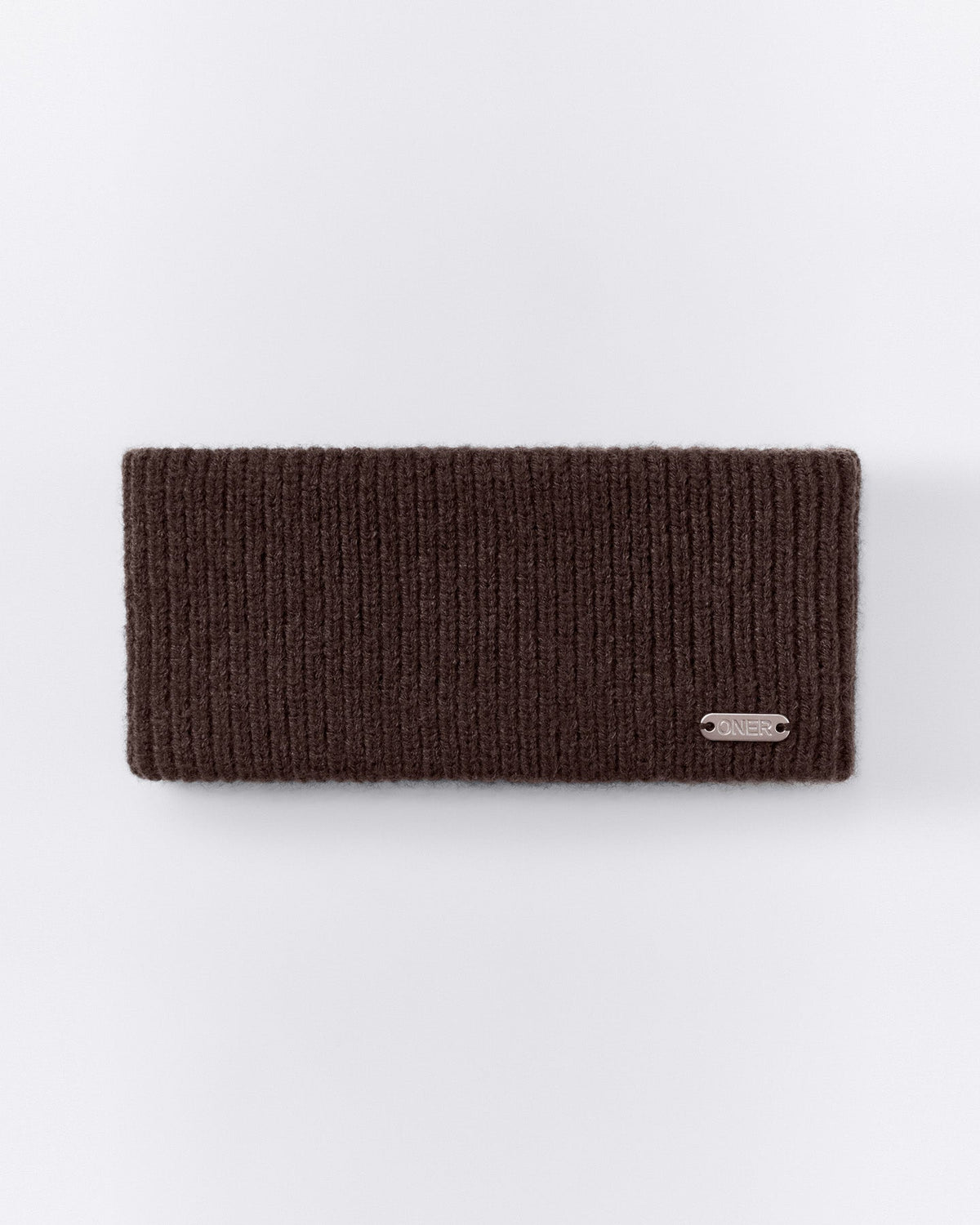 Wool Rib Knit Headband | 70% Cocoa