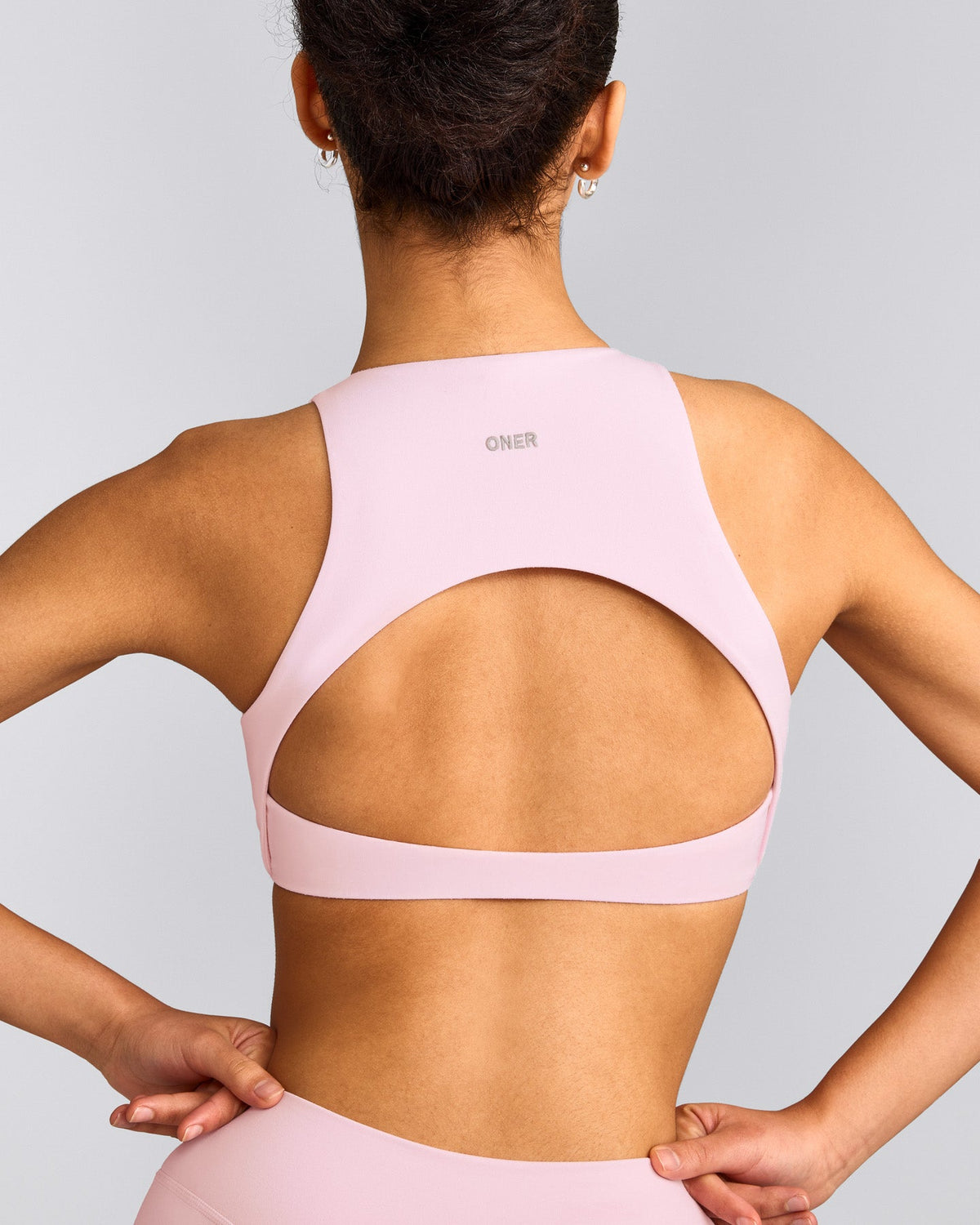 SoftMotion™ High Neck Sports Bra | Soft Girl Pink