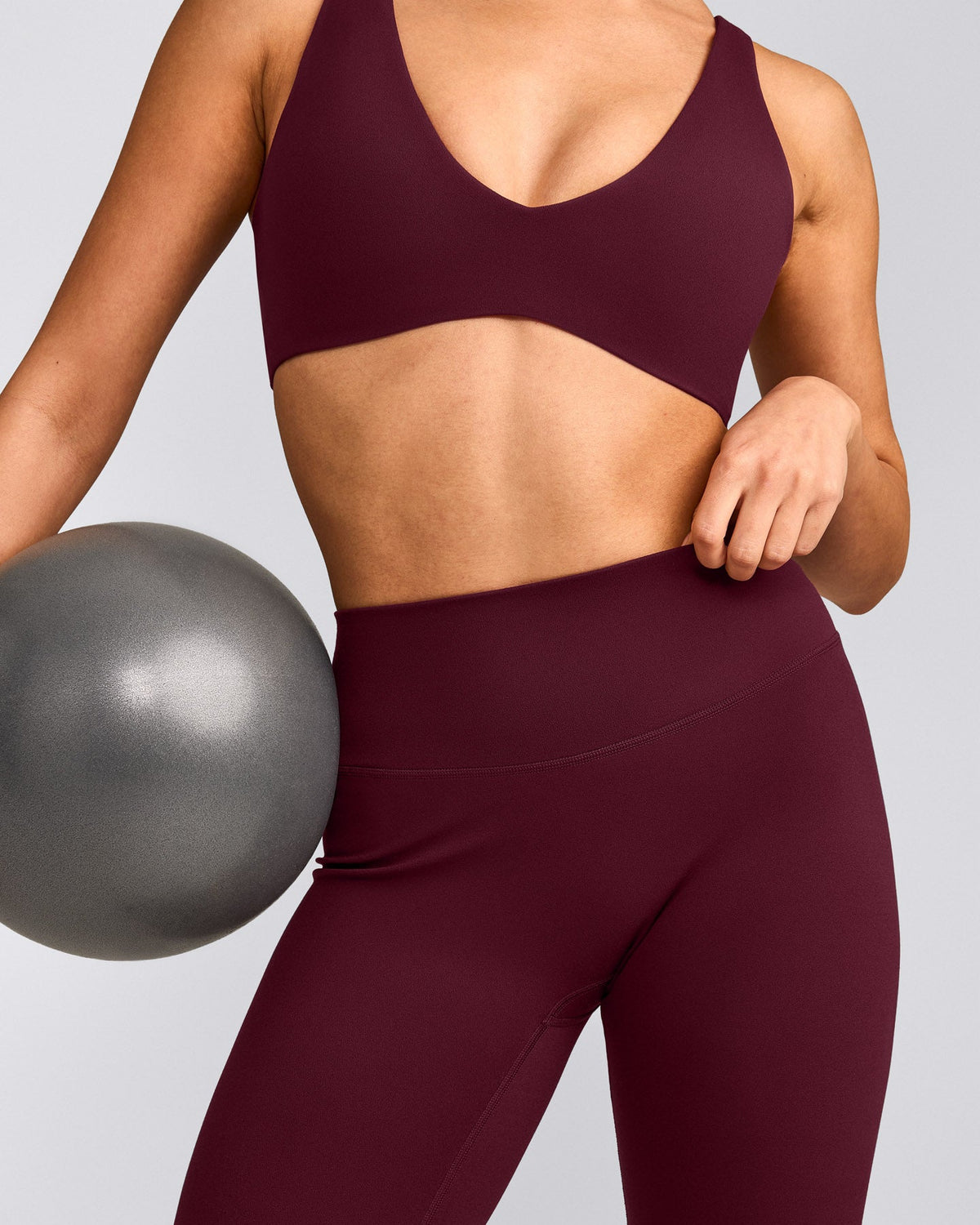 SoftMotion™ High Waisted Leggings | Cherry Lacquer Purple