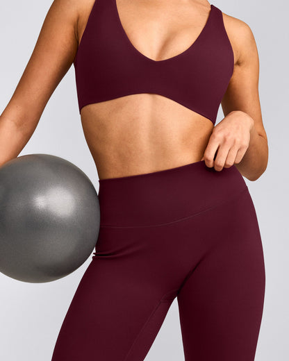 SoftMotion™ High Waisted Leggings | Cherry Lacquer Purple
