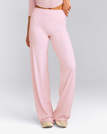 SoftMotion™ Straight Leg Pants | Soft Girl Pink