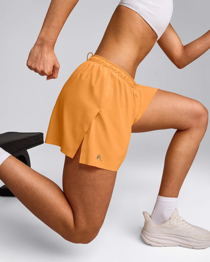 AirMove™ Lined Shorts 4" with Pocket | Powdered Orange