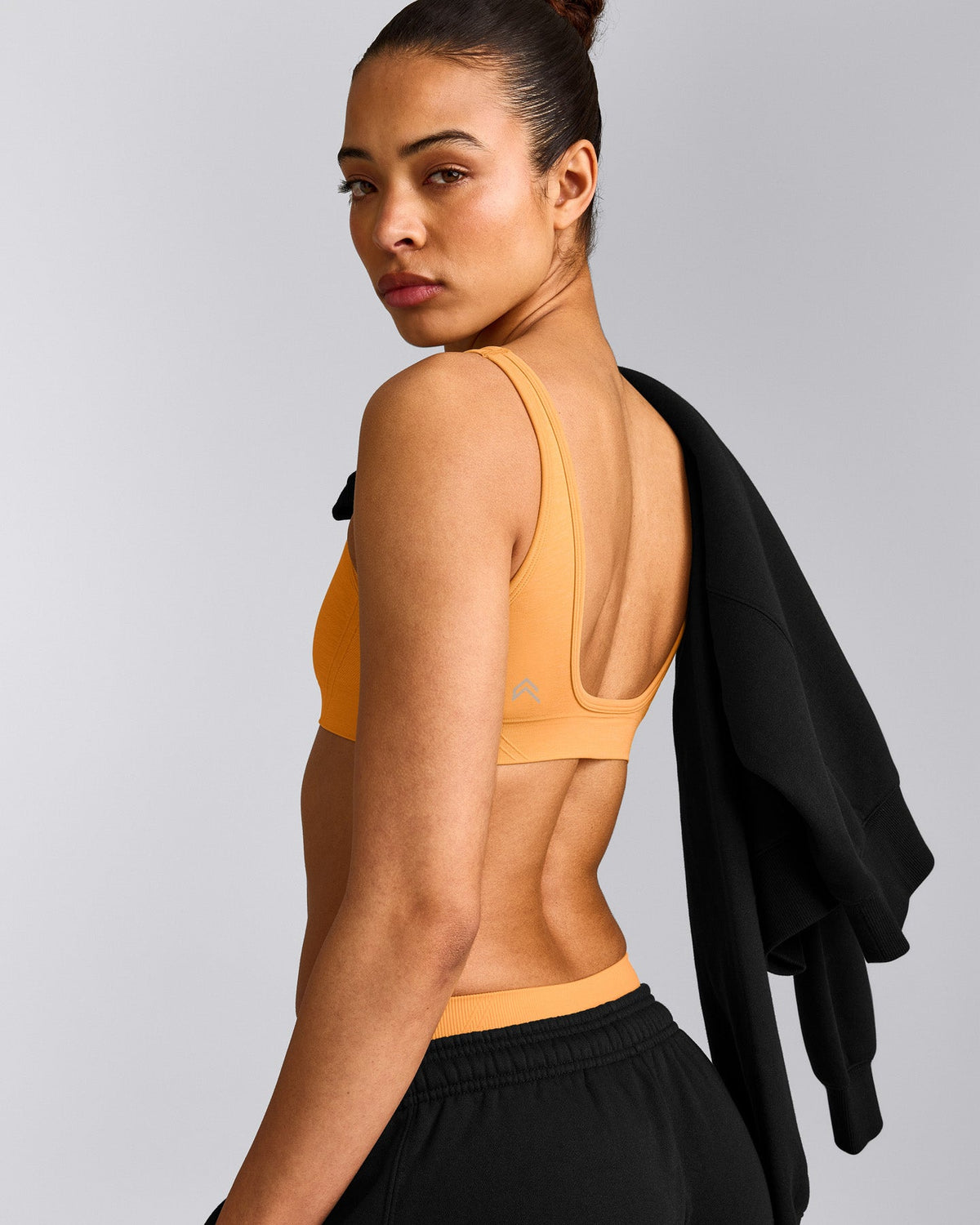 EffortlessLift™ Square Neck Sports Bra | Powdered Orange